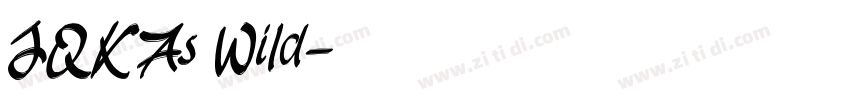 JQKAs Wild字体转换